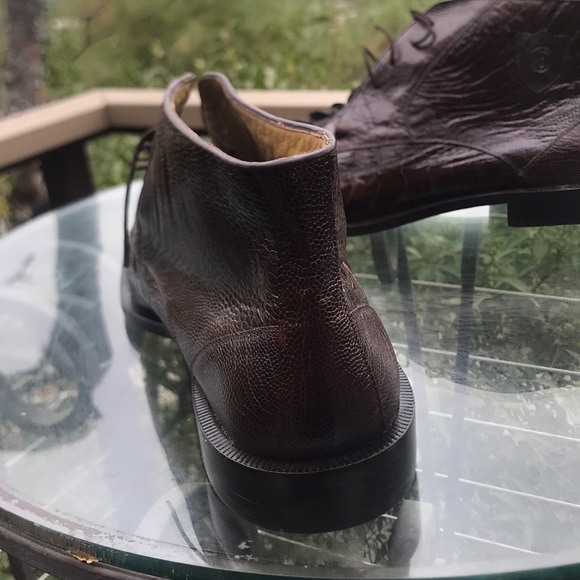 Belvedere Genuine Crocodile Ankle Boots - Picture 7 of 8